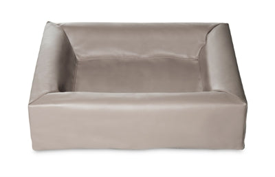 Bia-Bettbezug aus Kunstleder für Hundekörbe, Taupe