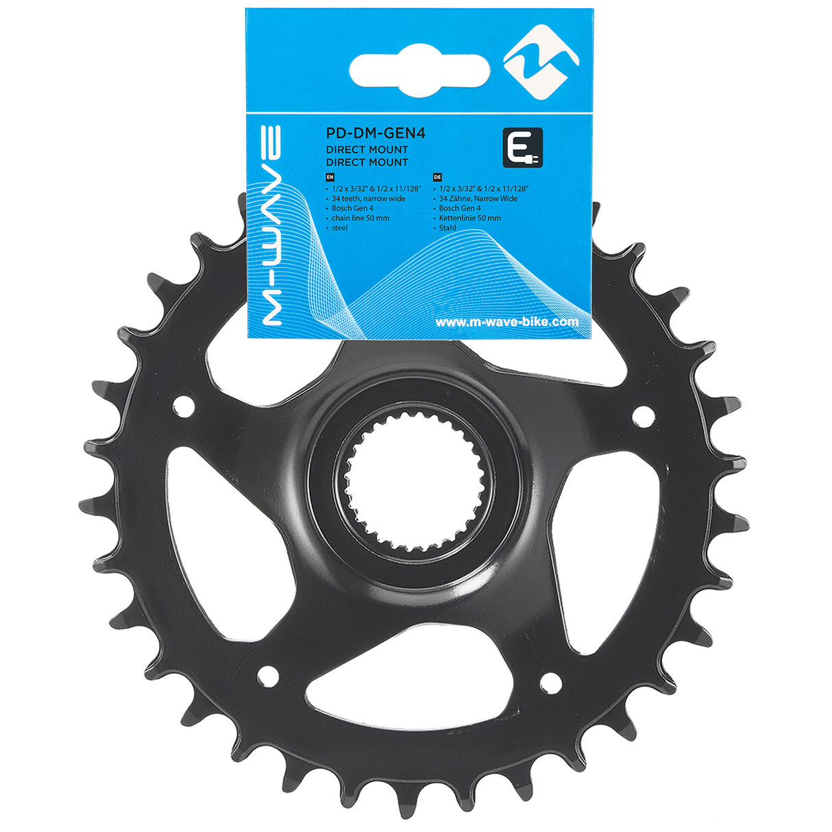 M-Wellenkette Top E-Bike Bosch-4 34T-Black