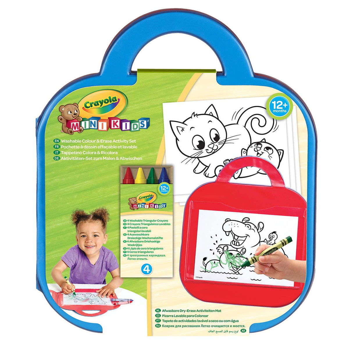 Crayola Mini Kids – Farblöschbare Aktivitätsmatte
