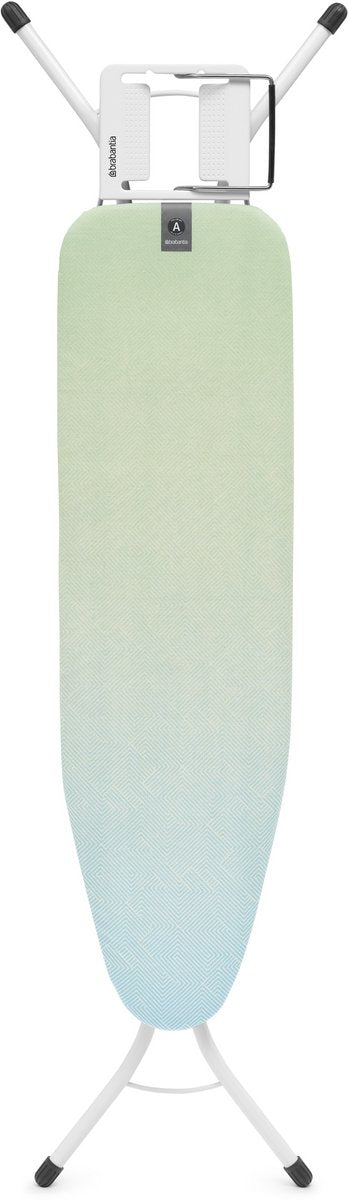 Brabantia Bügelbrett A – für Bügeleisen – 110 x 30 cm – beruhigendes Meer