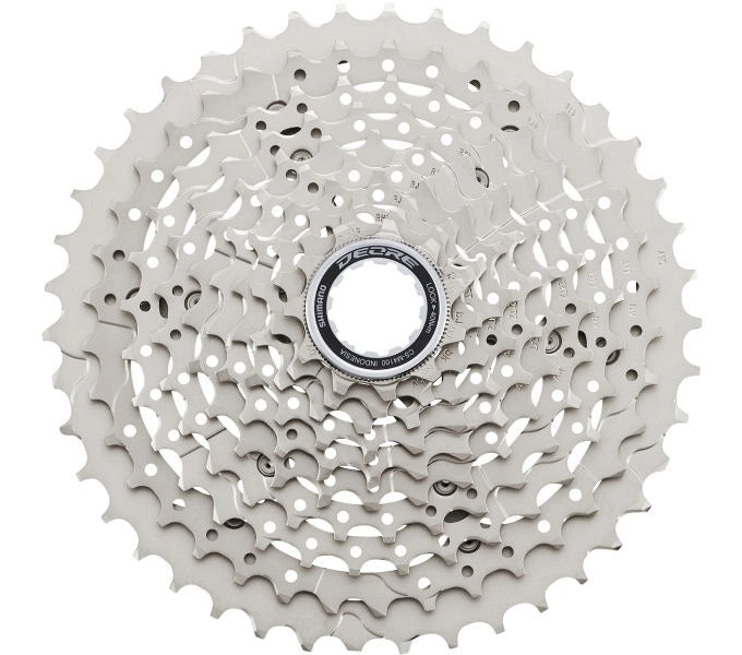 Shimano Kassette 10 Gang Deore CS-M4100-A 11-42T – Silber – Werkstattverpackung