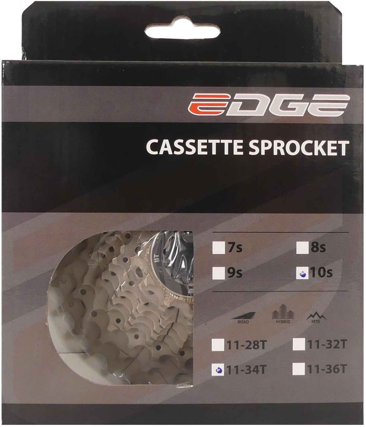 Kantenkassette 10 Speed CS-M6010 11-34T Silber
