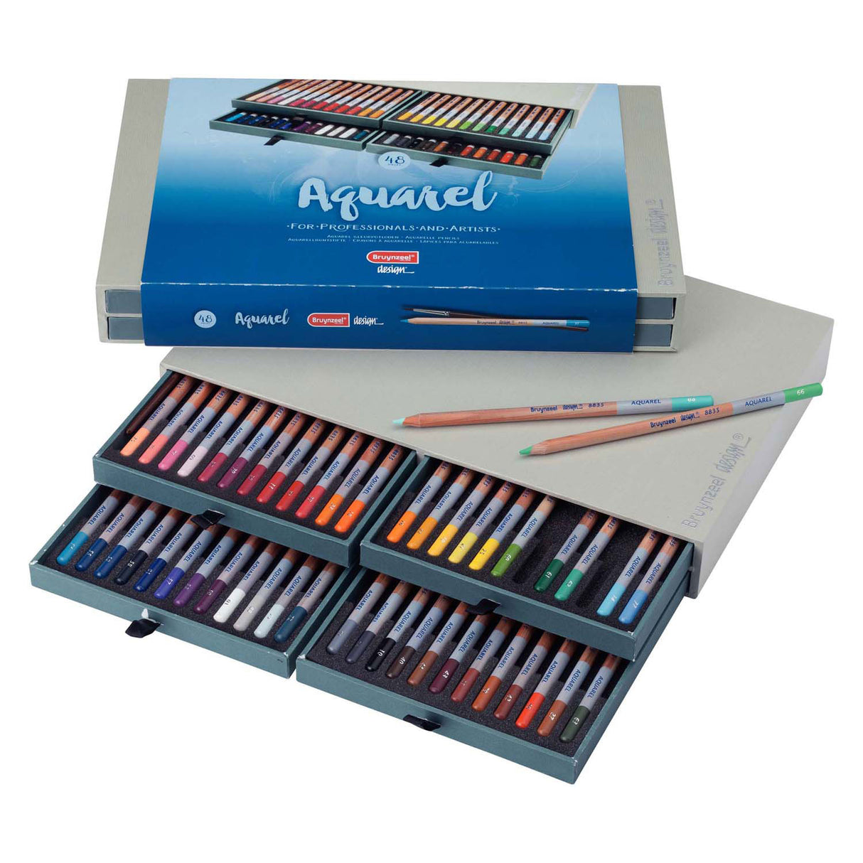 Bruynzeel Aquarellstifte Box 48