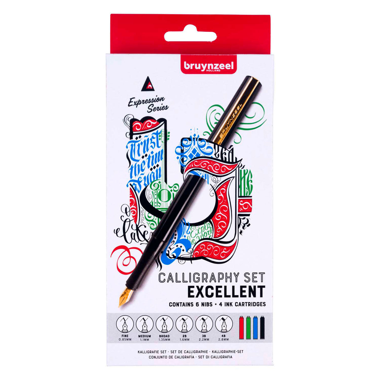 Bruynzeel-Kalligraphie-Set 14-teilig
