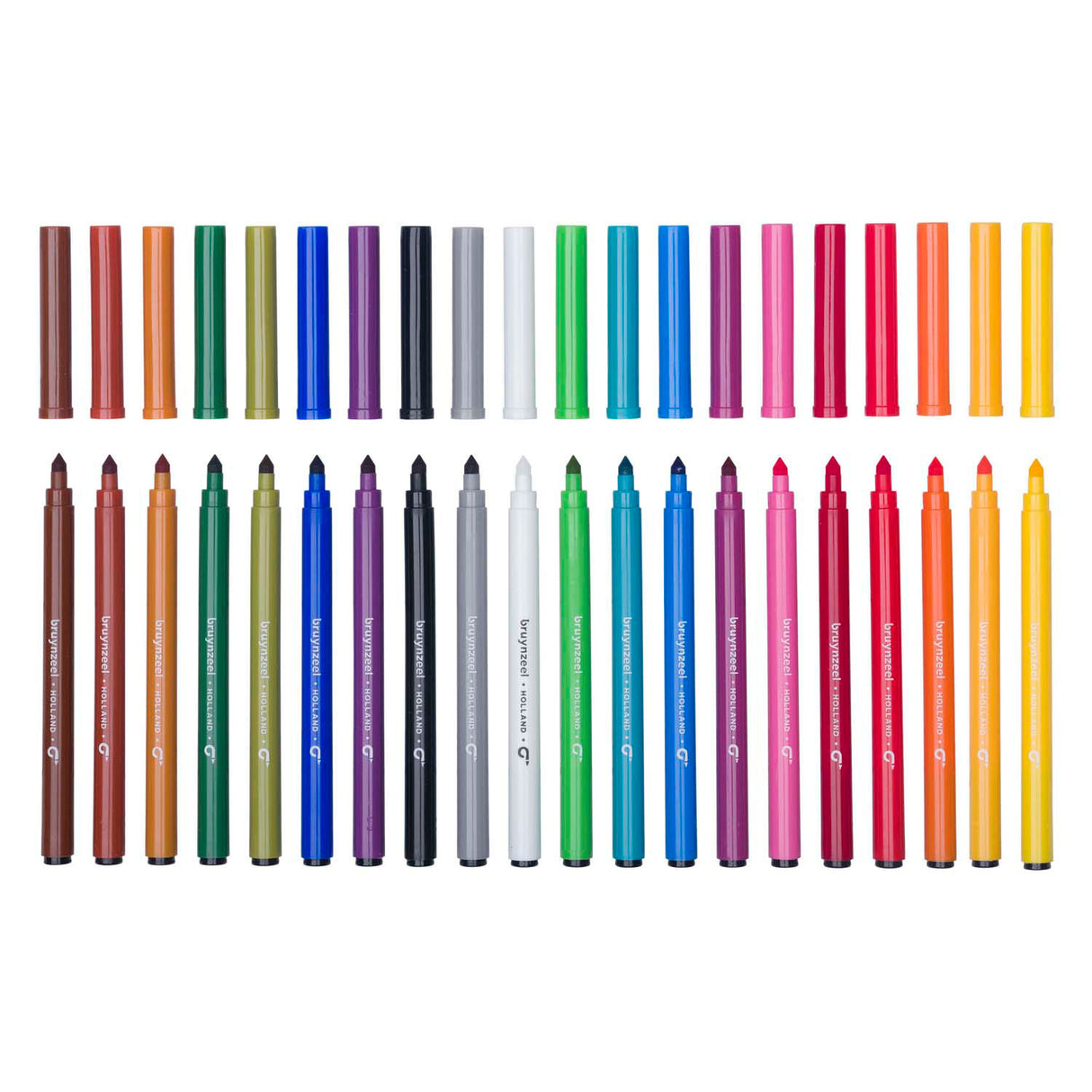 Bruynzeel Kids Super Point Filzstifte-Set, 20 Farben