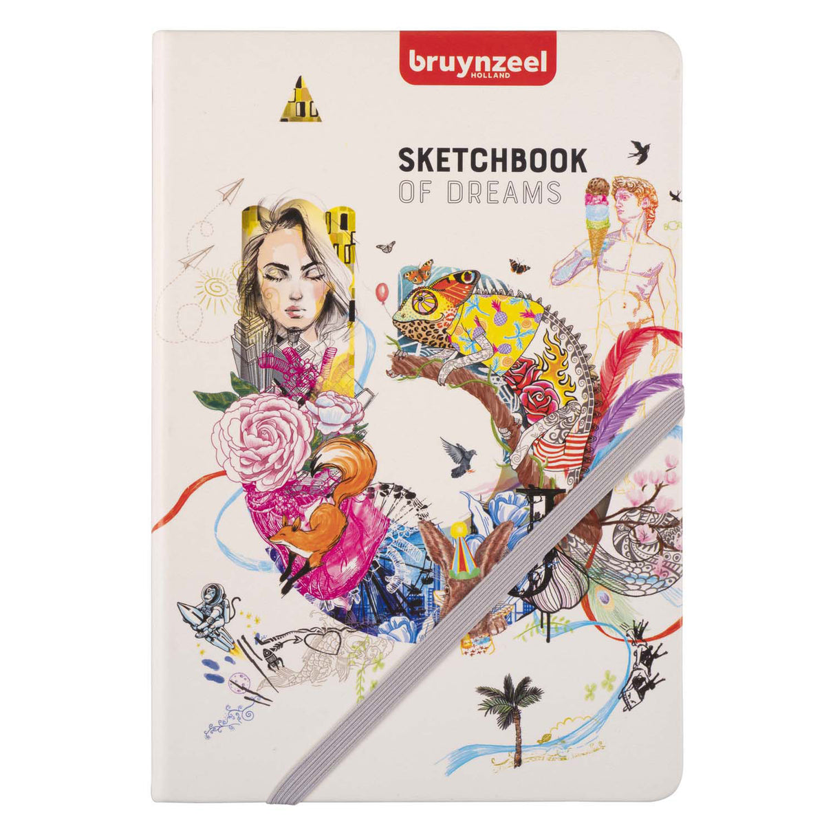 Bruynzeel Creatives Skizzennotizbuch A5 140 g m² 80 Blatt