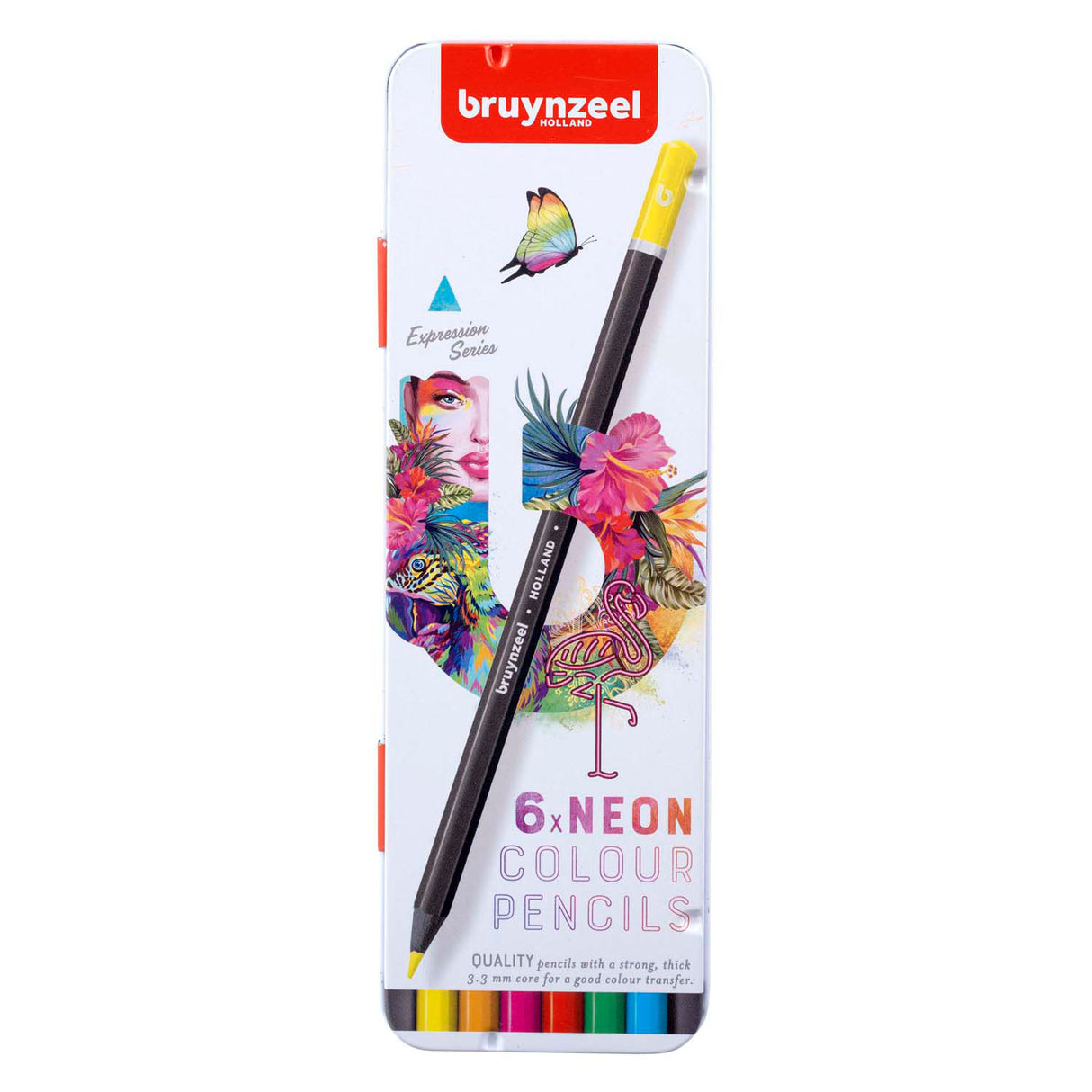 Bruynzeel Expression Buntstifte Neontöne Dose 6
