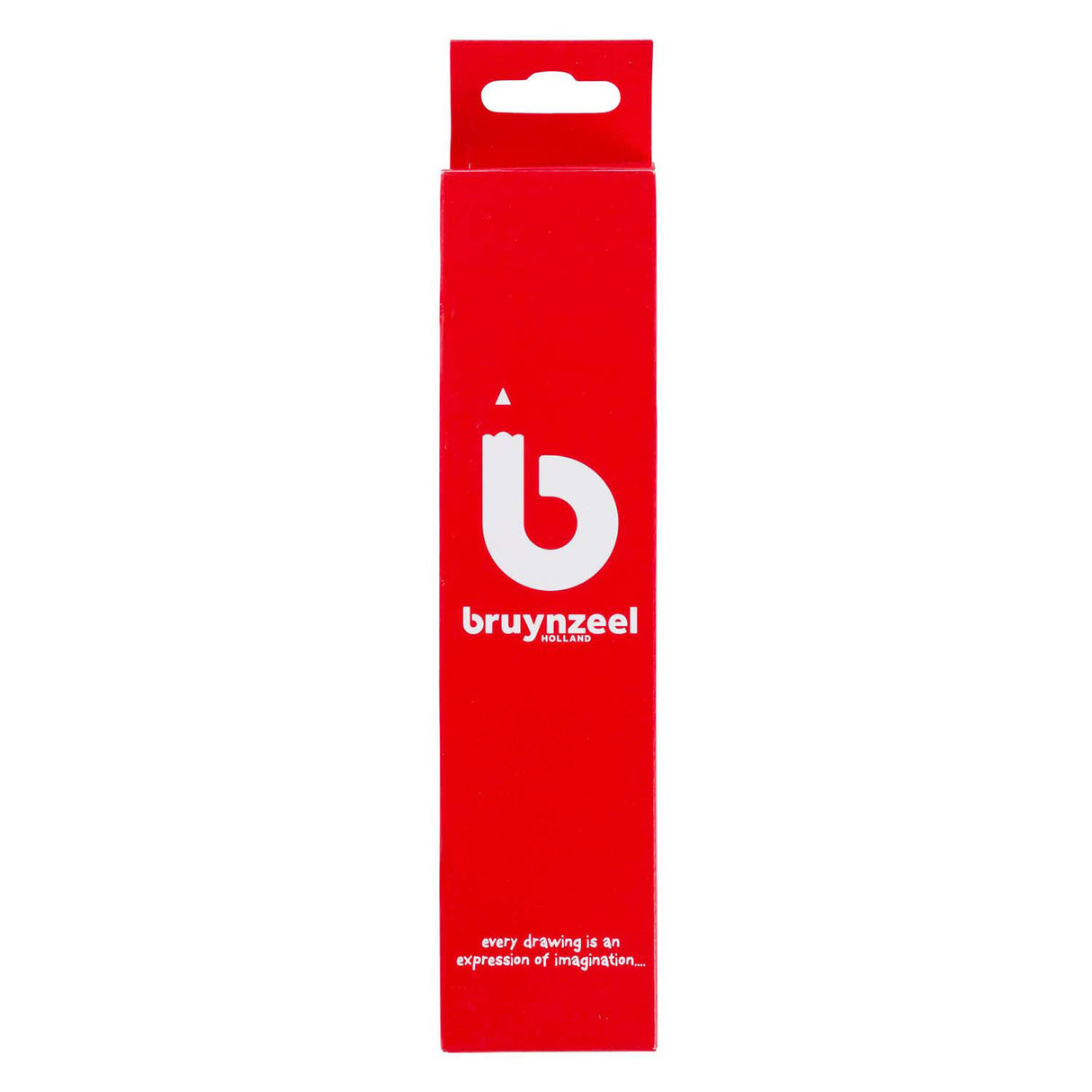 Bruynzeel HB Schwarz-Rot und Radiergummi-Graphitstift