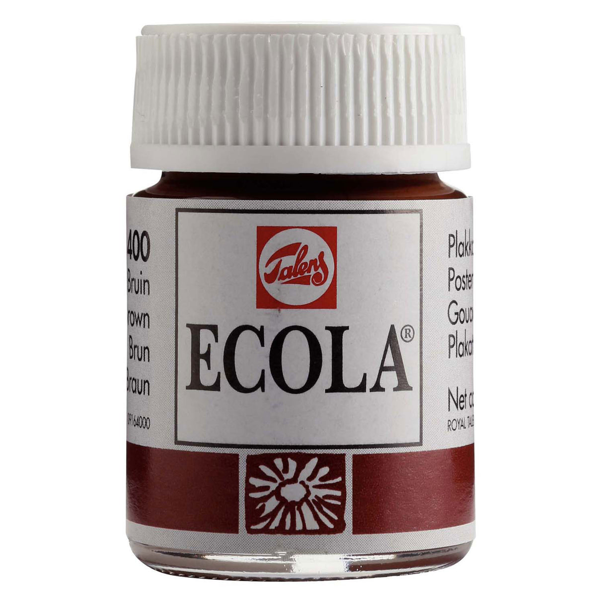 Bruynzeel Ecola Gouache Flasche 16 ml Braun 400