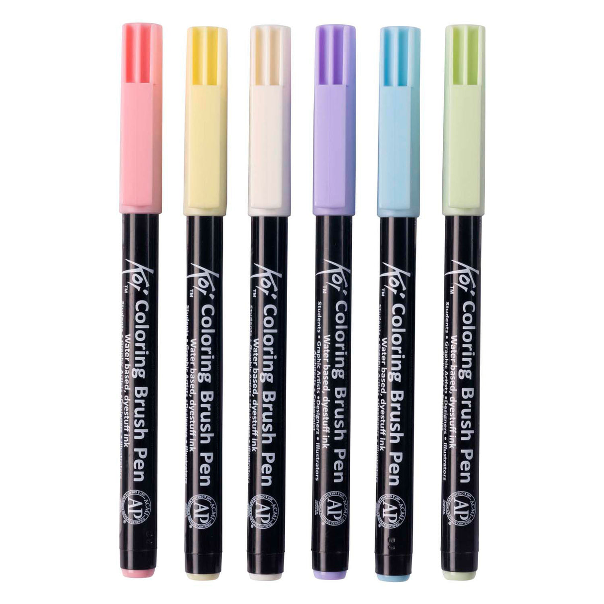 Sakura Pinselstift-Set in Pastellfarben – kreative Marker zum Zeichnen und Ausmalen.