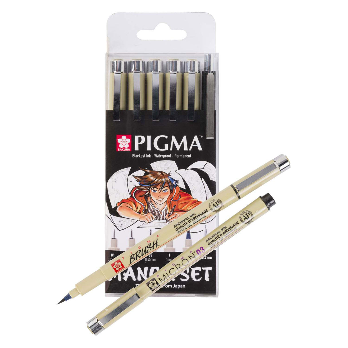 Sakura einzigartige Manga-Sammlung von 6 Pigma Micron