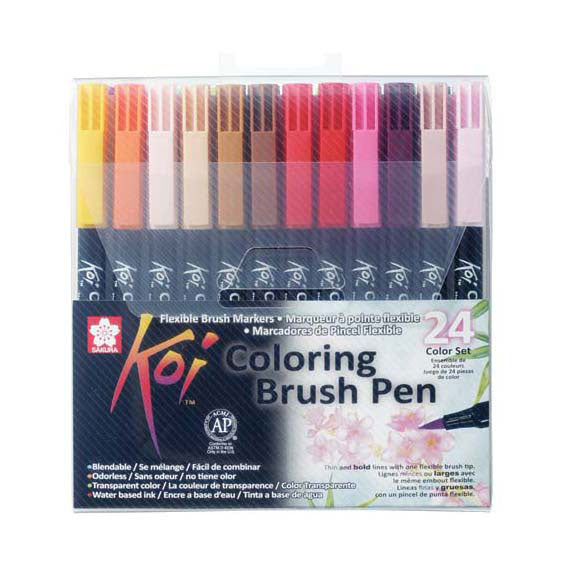 Sakura Koi Malpinselstift-Set | 24 Farben