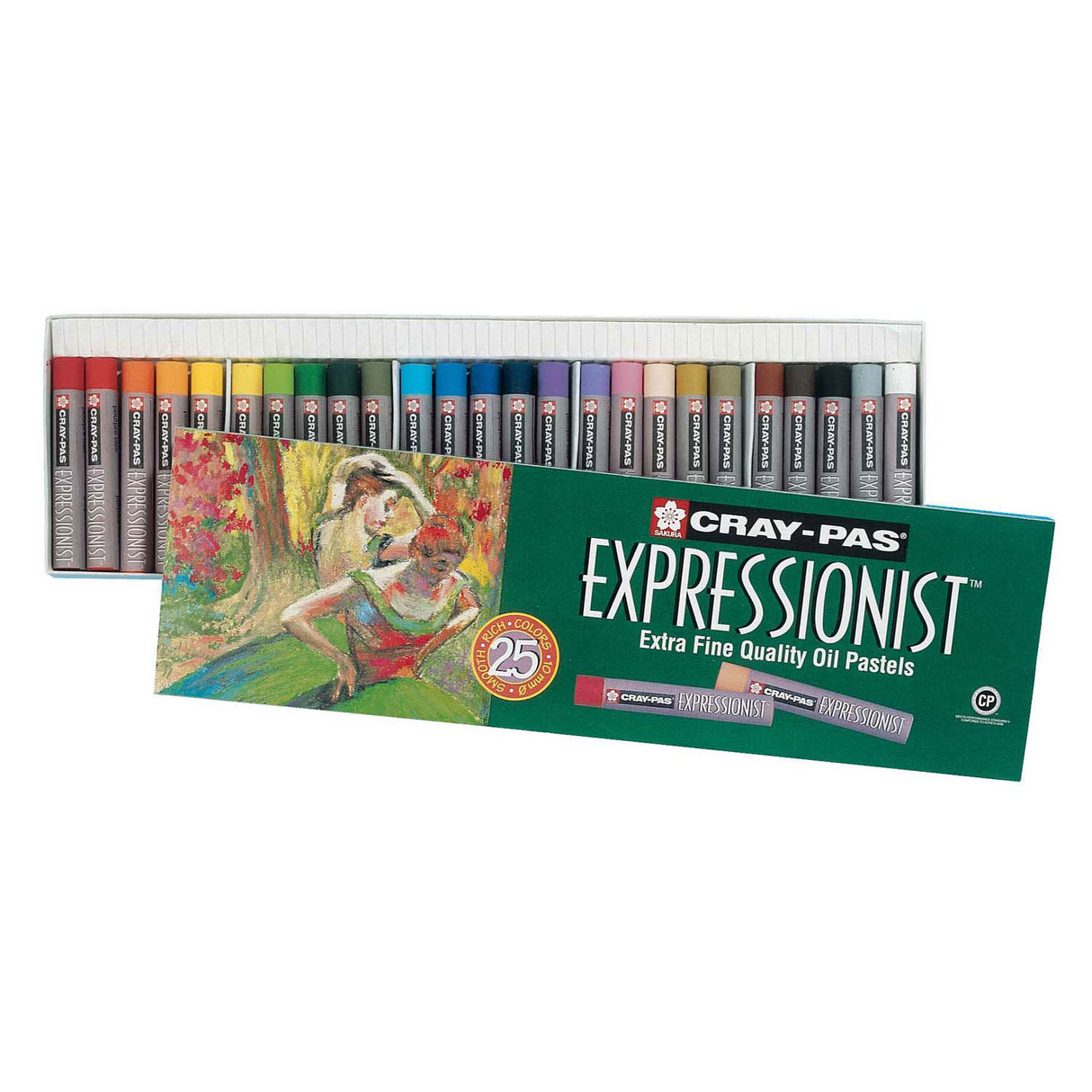 Sakura Cray-Pas expressionistisches Set mit 25 Ölpastellkreiden