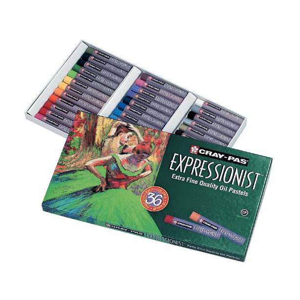 Sakura Cray-Pas expressionistisches Set mit 36 Ölpastellkreiden