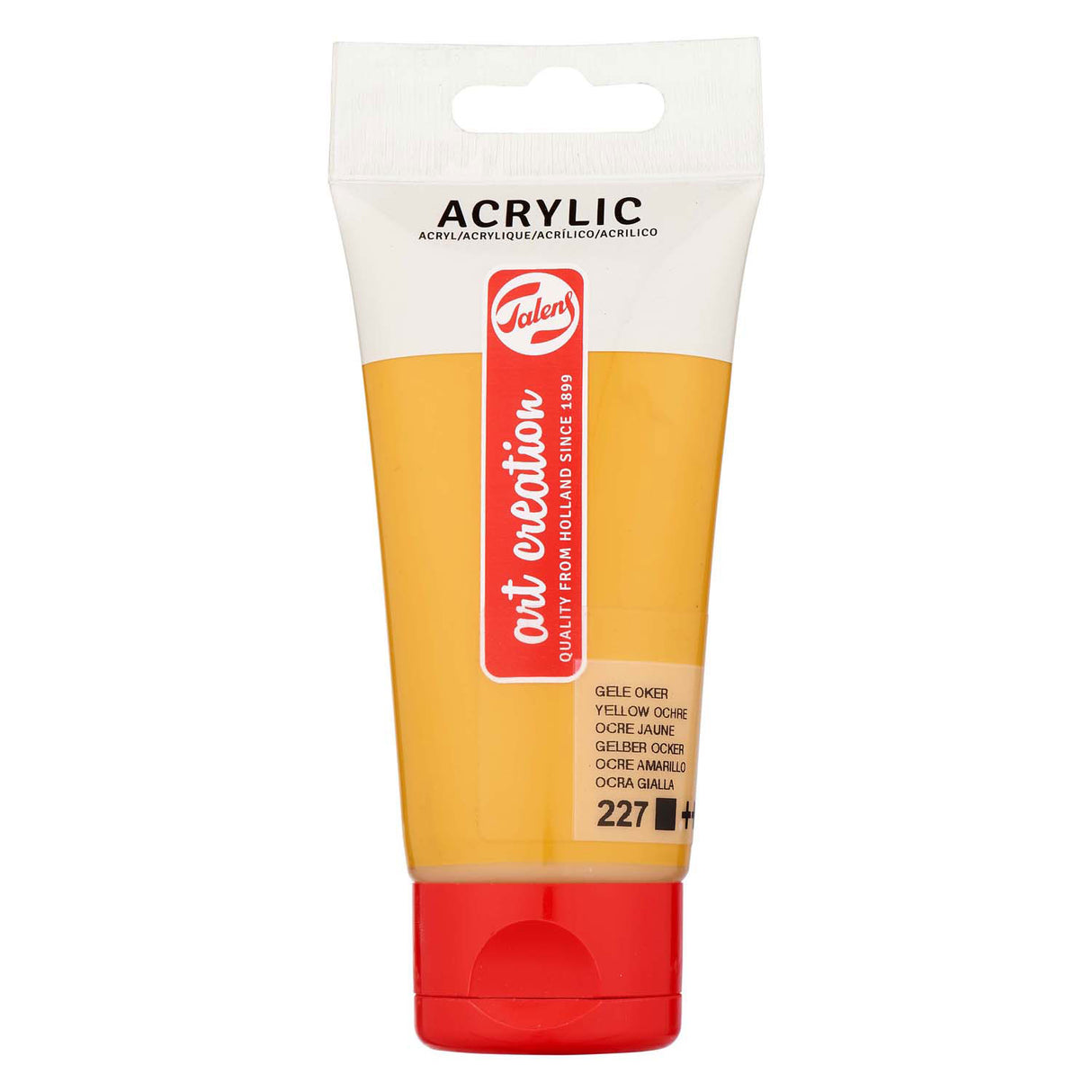 Talens Art Creation Acrylfarbe, 75 ml Tube, Ockergelb (227)