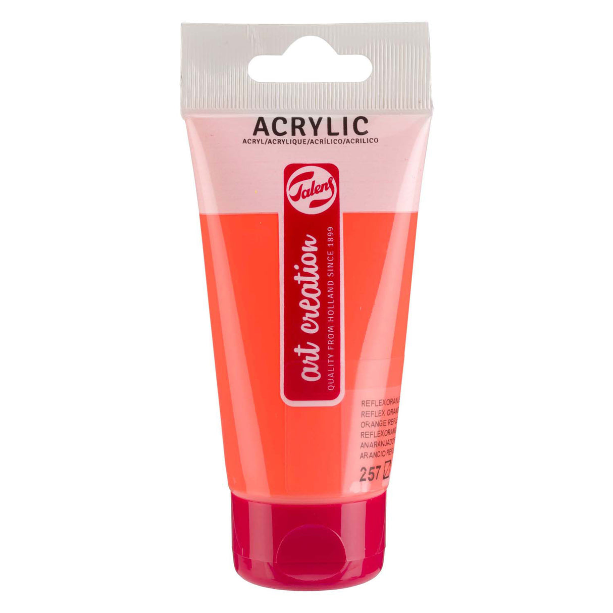 Talens Art Creation Acrylfarbe, Tube 75 ml, Reflexorange 257