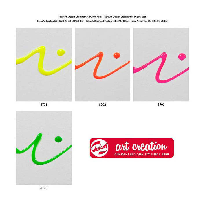 Talens Art Creation Effect Liner-Set 4x28ml Neon