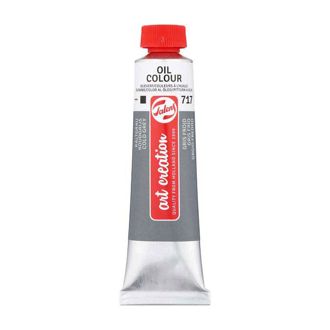 Talens Art Creation Ölfarbe, Tube 40 ml, Kaltgrau 717