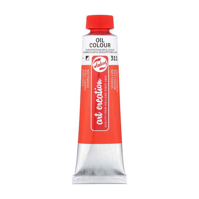 Talens Art Creation Ölfarbe, Tube 40 ml, Zinnoberrot 311