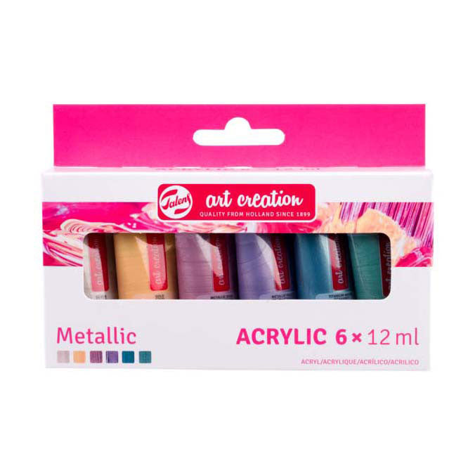 Talens Art Creation Acrylfarben-Set Metallic | 6 x 12 ml