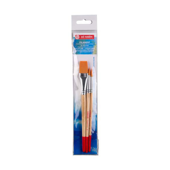 Talens Art Creation Aquarellpinsel-Set mit 3 Stück – Polyester