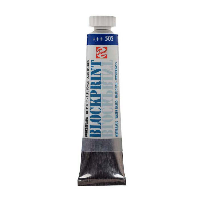Talens Blockprint Tube 20 ml Dunkelblau 502