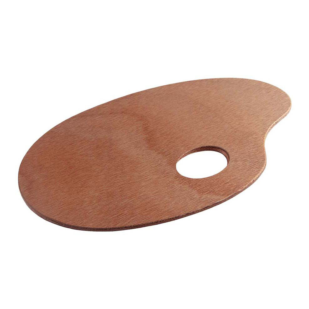 Talens Palette Holz oval 16x25cm