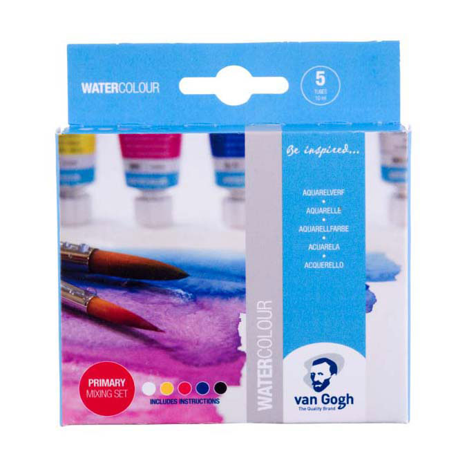 Van Gogh Aquarell-Primärmischset | 5 x 10-ml-Röhrchen