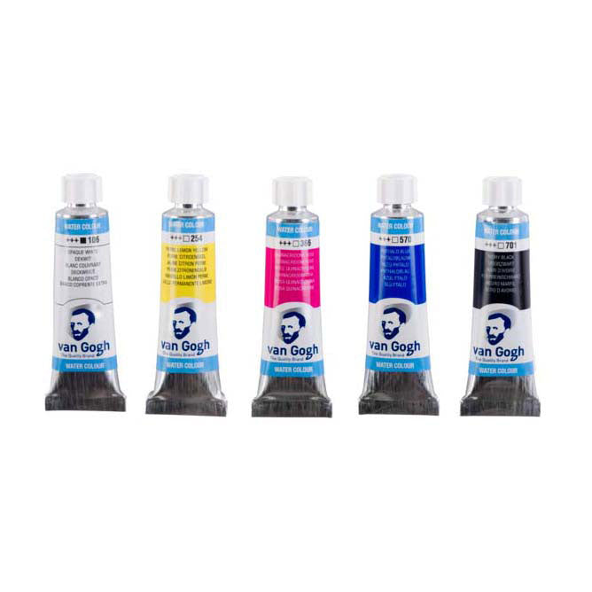 Van Gogh Aquarell-Primärmischset | 5 x 10-ml-Röhrchen