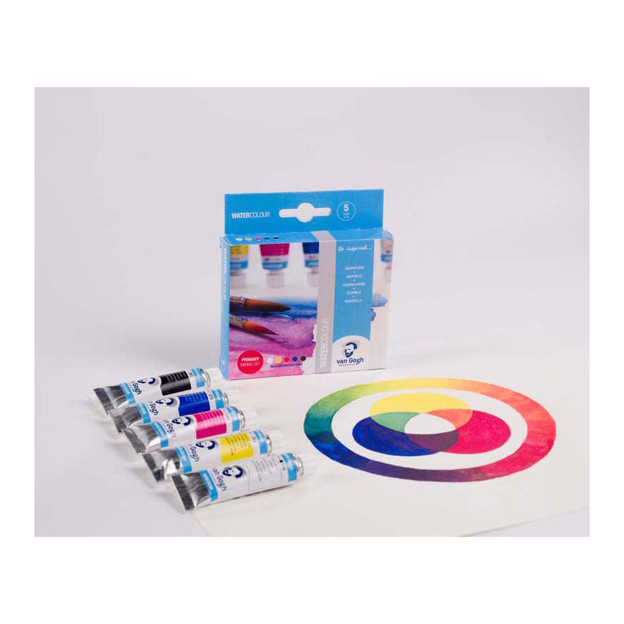Van Gogh Aquarell-Primärmischset | 5 x 10-ml-Röhrchen