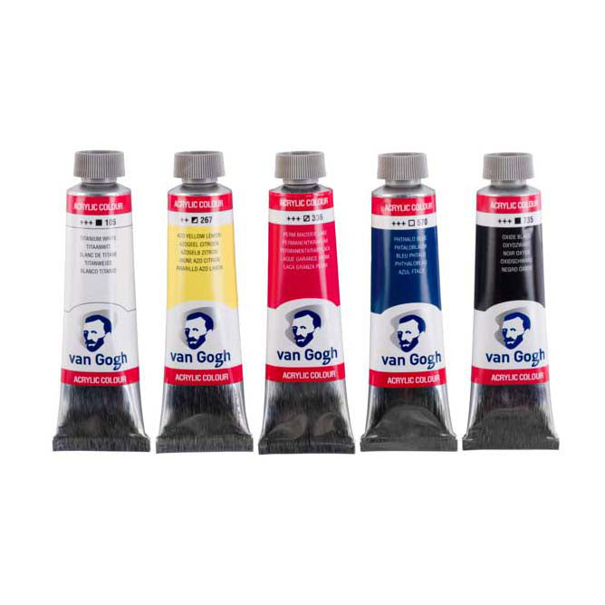 Bruynzeel van Gogh Acrylfarben-Primärmischset | 5 x 40 ml