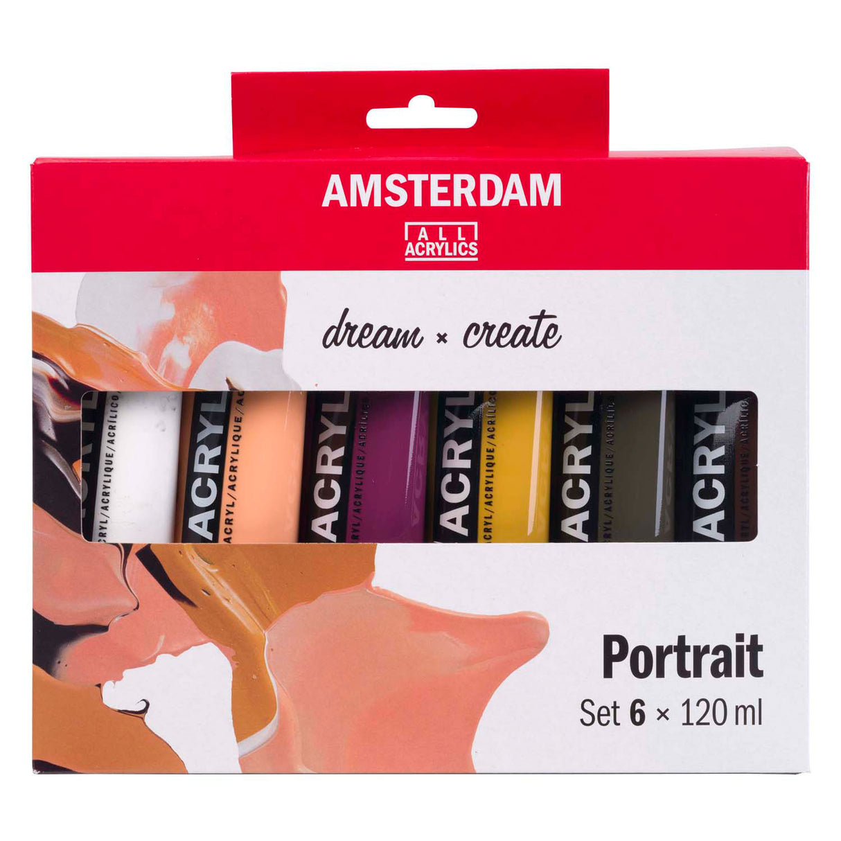 Acrylfarben-Porträtset der Amsterdamer Standardserie | 6 x 120 ml