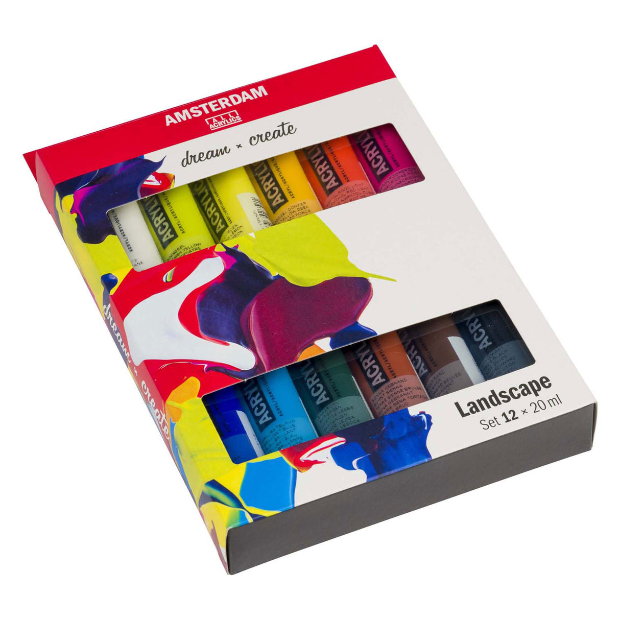 Bruynzeel Amsterdam Standard-Serie Acrylfarben-Landschaftsset 20 ml, 12-tlg.
