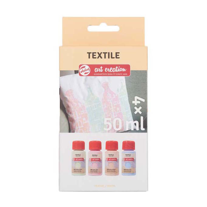 Talens Art Creation Textilfarbe Pastell 4x50ml