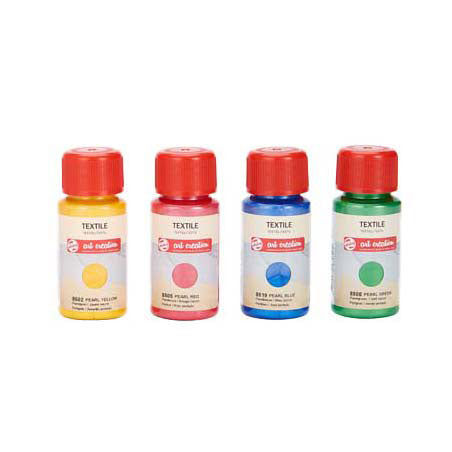 Talens Art Creation Textilfarbe Perlmutt, 4 x 50 ml