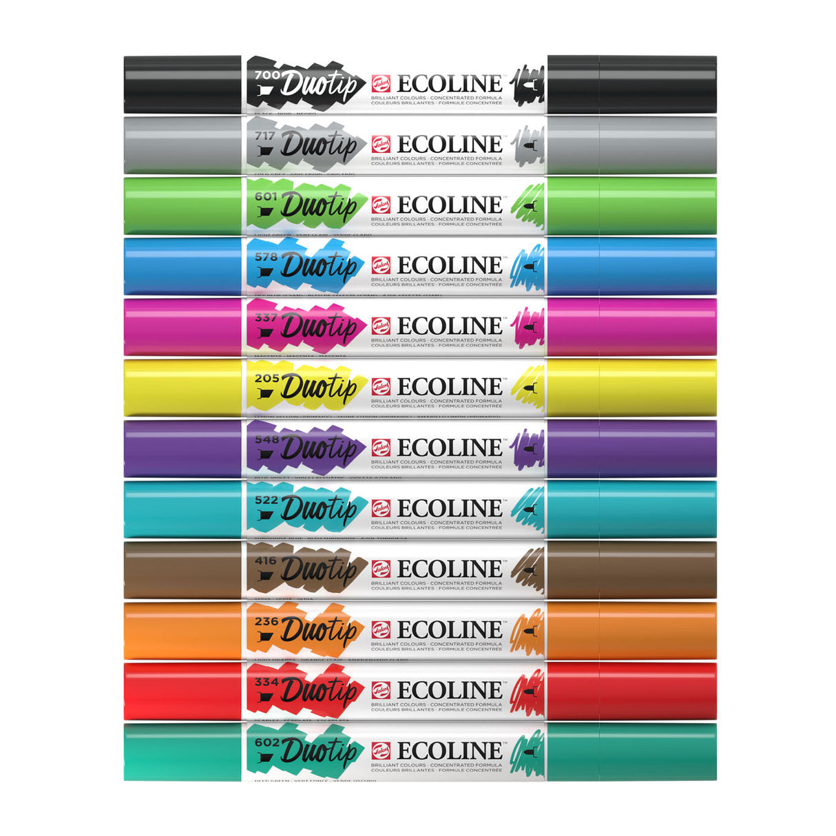Ecoline Duotip Marker Basisisset, 12dlg.