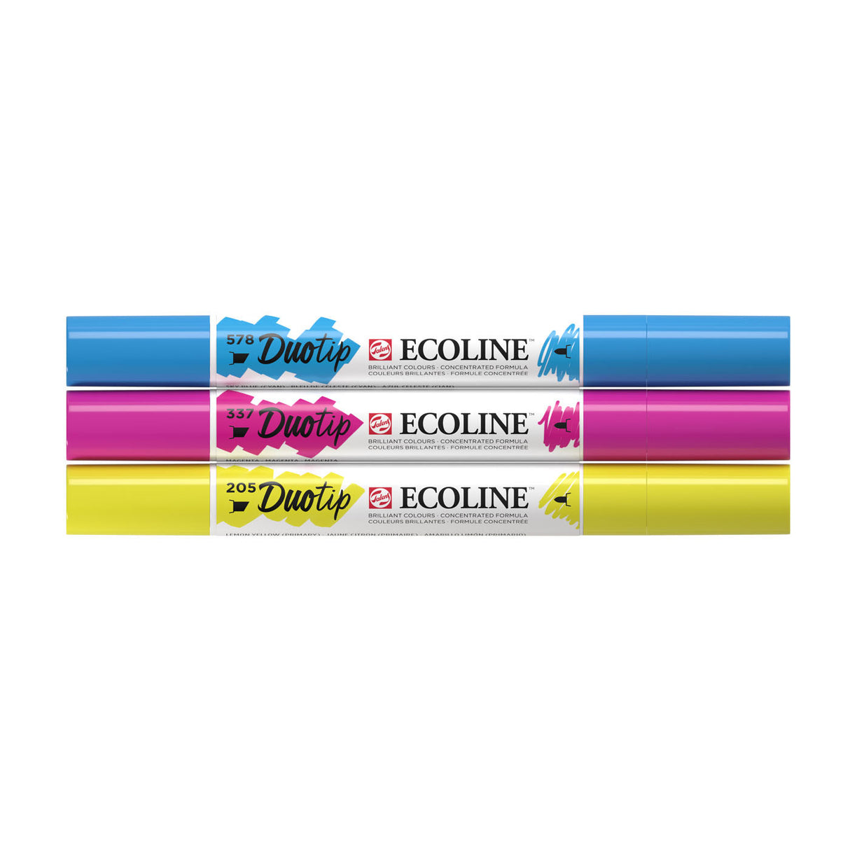 Talens Ecoline Duotip Marker Primärset, 3-tlg.