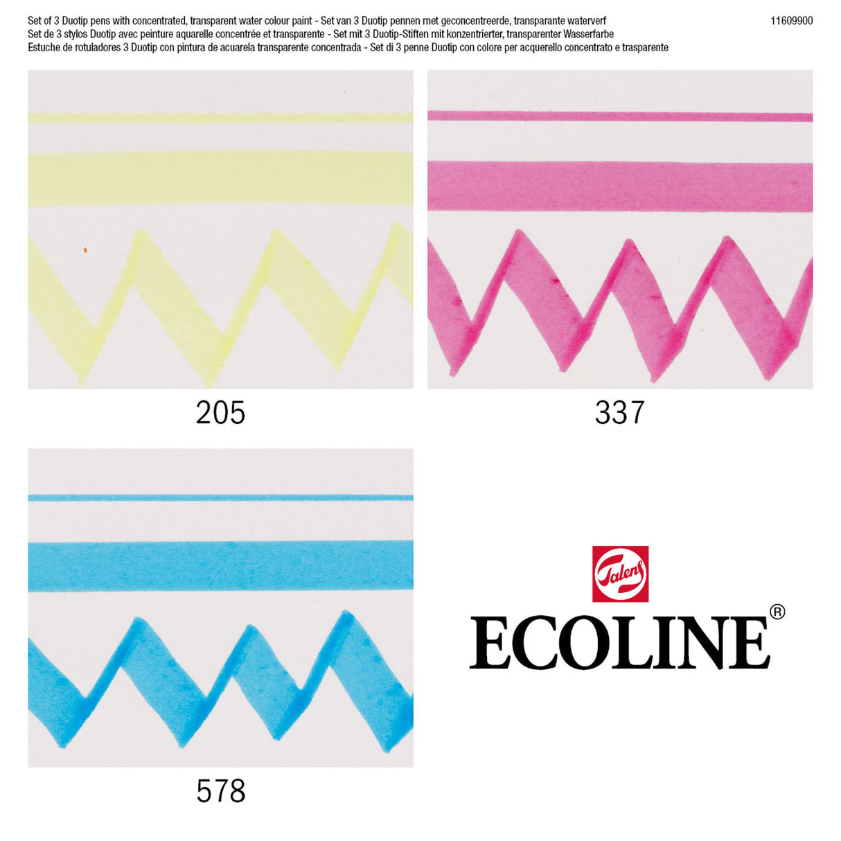 Talens Ecoline Duotip Marker Primärset, 3-tlg.