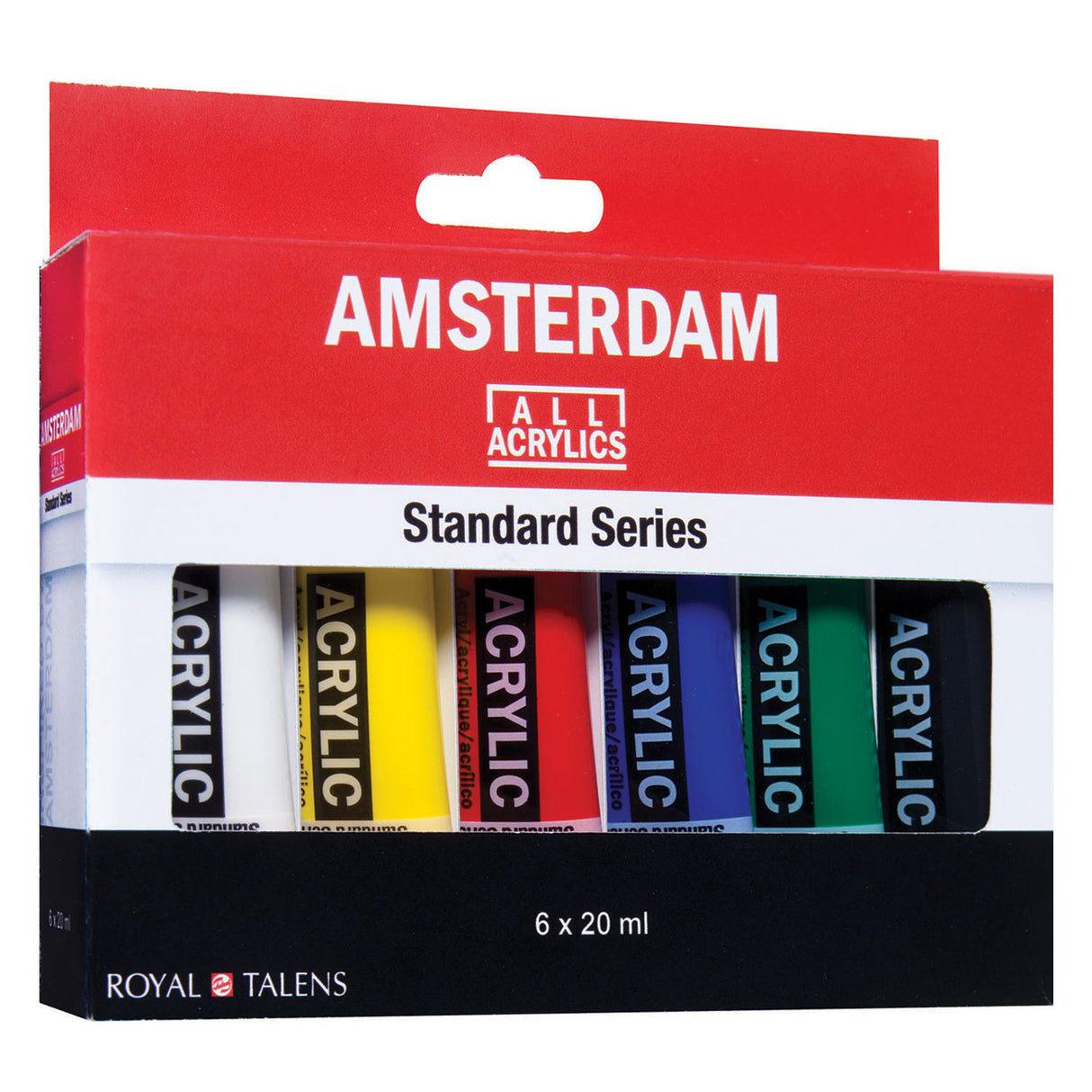 Bruynzeel Amsterdam Acrylfarben-Standardset, 6-tlg.