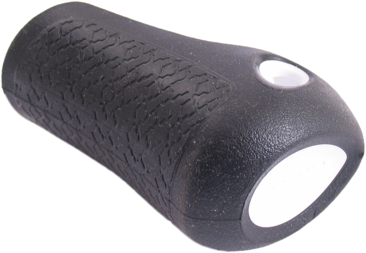 Gazelle Griff Cap Reform Basic 88 mm - schwarz mit weißen Rohrleitungen