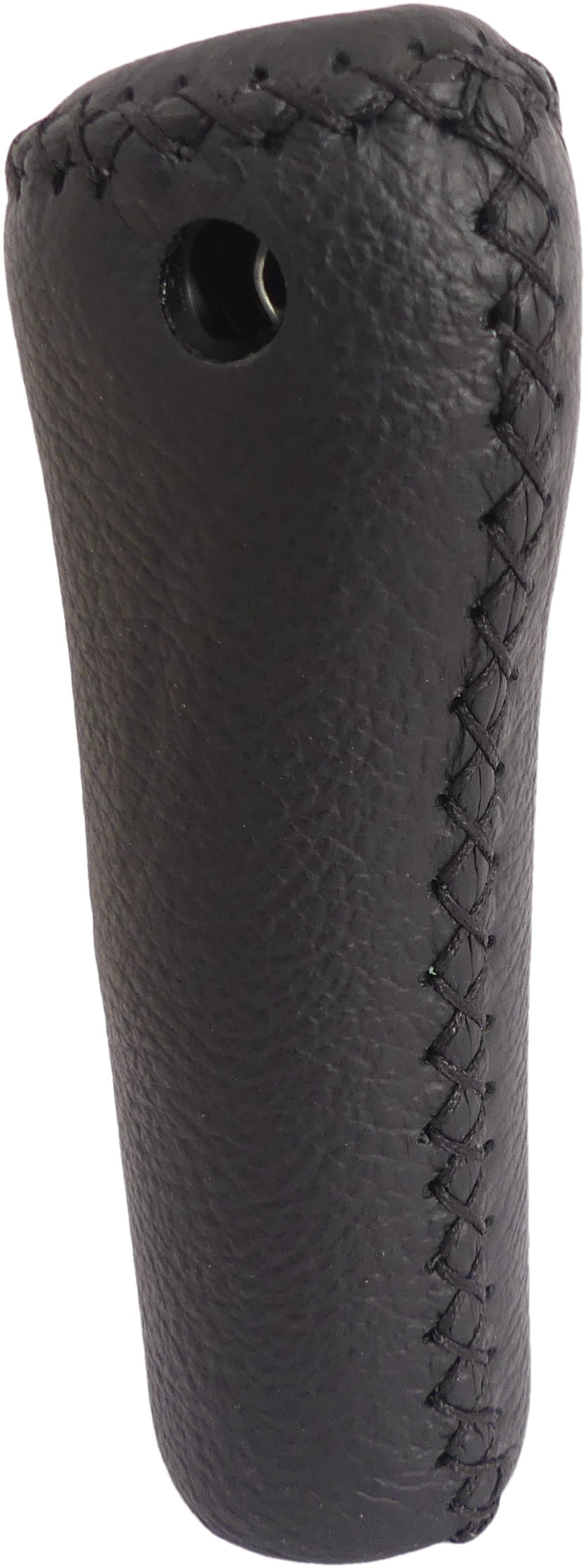 Gazellegriff links 132 mm - schwarzes Aero -Leder