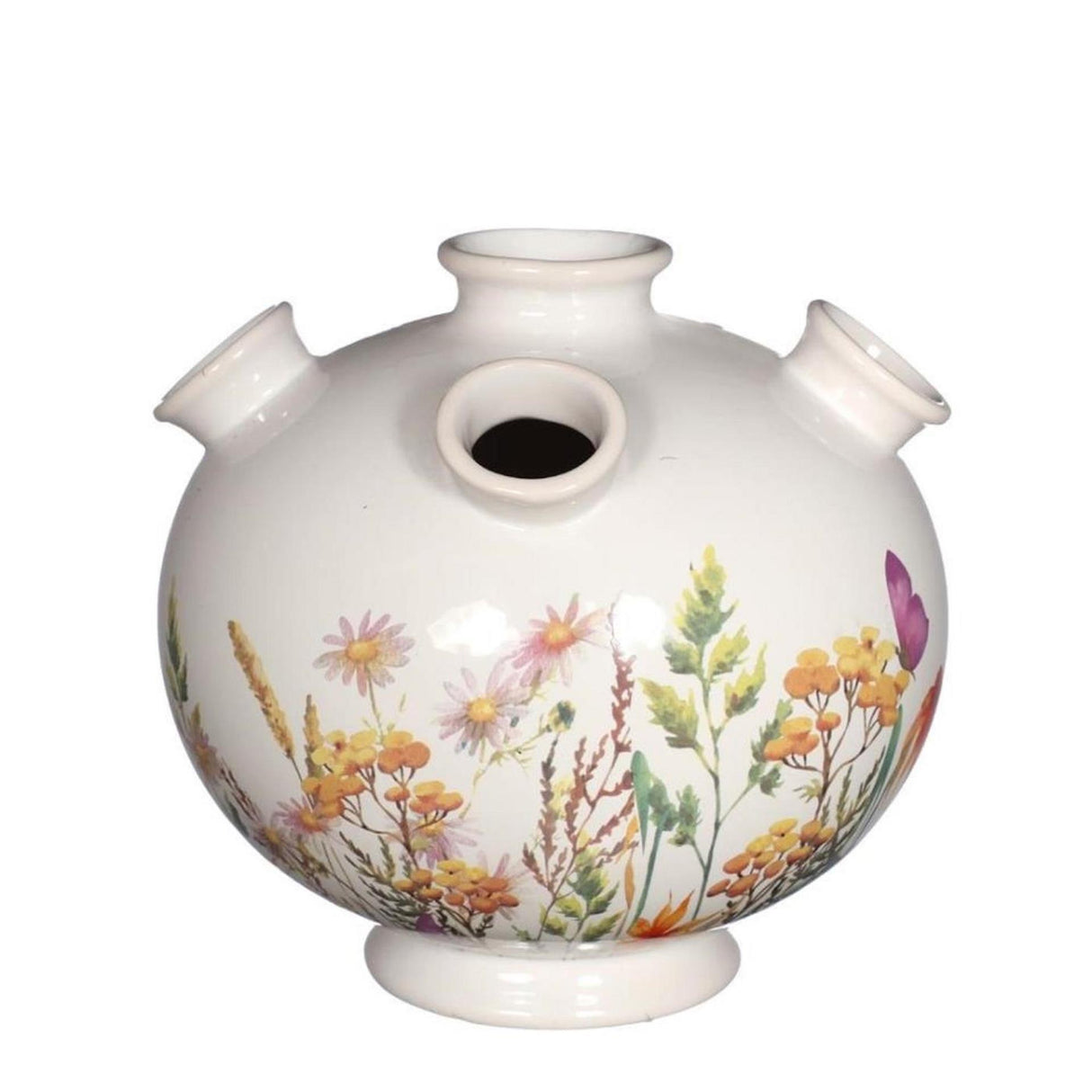 Ideen 4 Jahreszeiten Tulpenvase mit Aufdruck groß ø18cm rosa