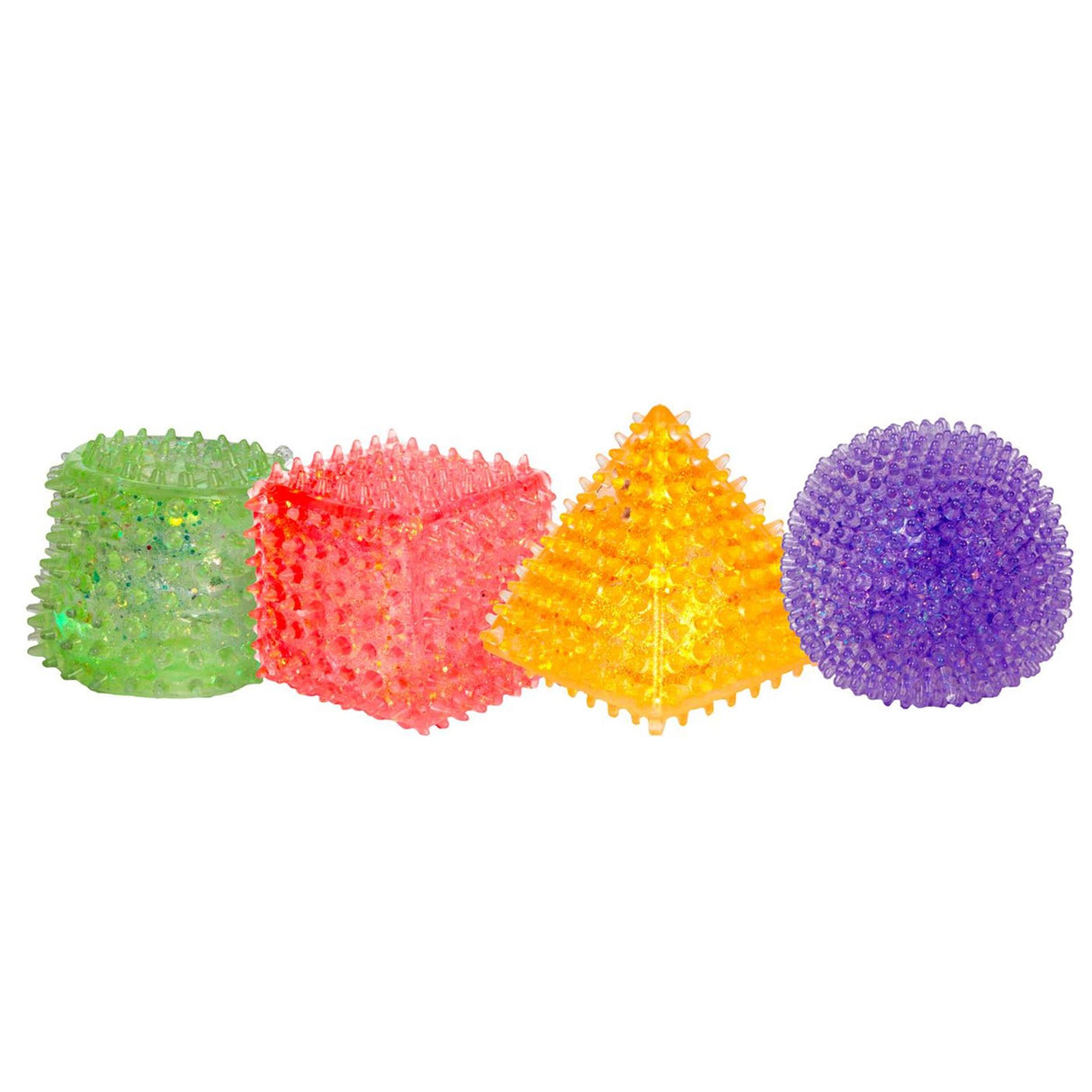 Toi-toys lustiger, strukturierter Quetschball, geometrisch, 5 cm
