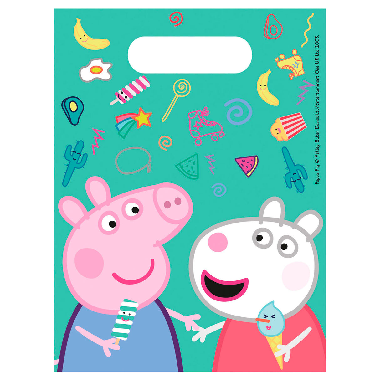 Globos Peppa Pig Spenderbeutel, 6 Stk.