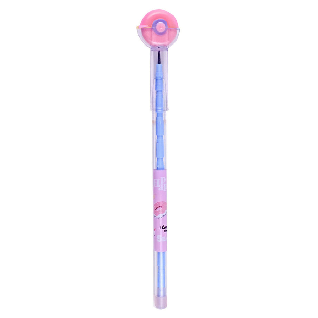 Zeichnen Sie die Kleinen mit einem grauen Bleistift und einem Radiergummi an