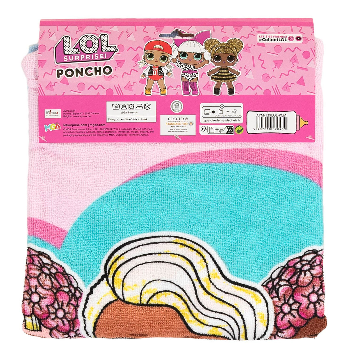 LOL Überraschung Poncho, 55x110 cm