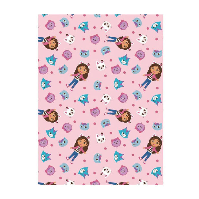 Flanelldecke Gabbys Puppenhaus, 110x1450cm