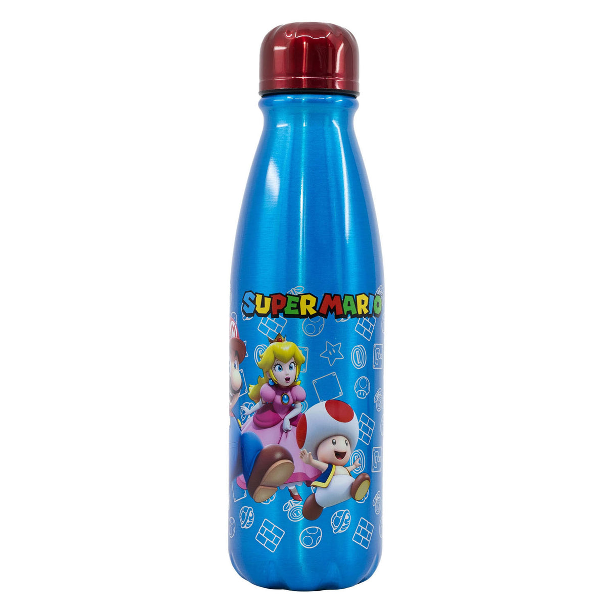 Super Mario -Trinkflasche Aluminium, 600 ml