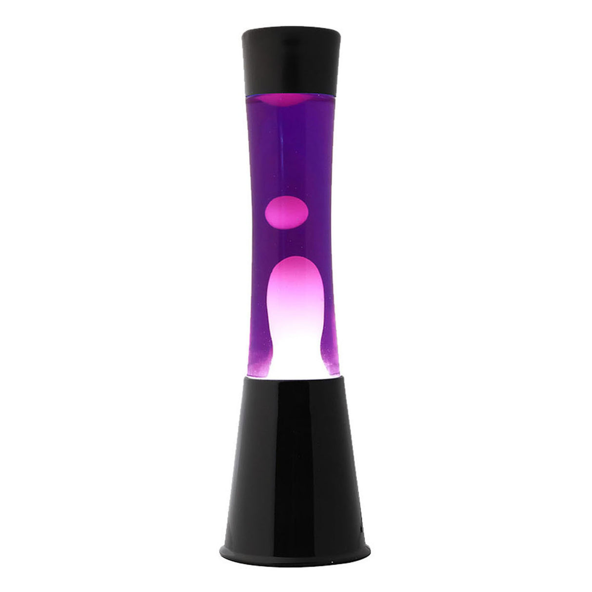 Itotal Lavalamp Black Purple White, 40 cm