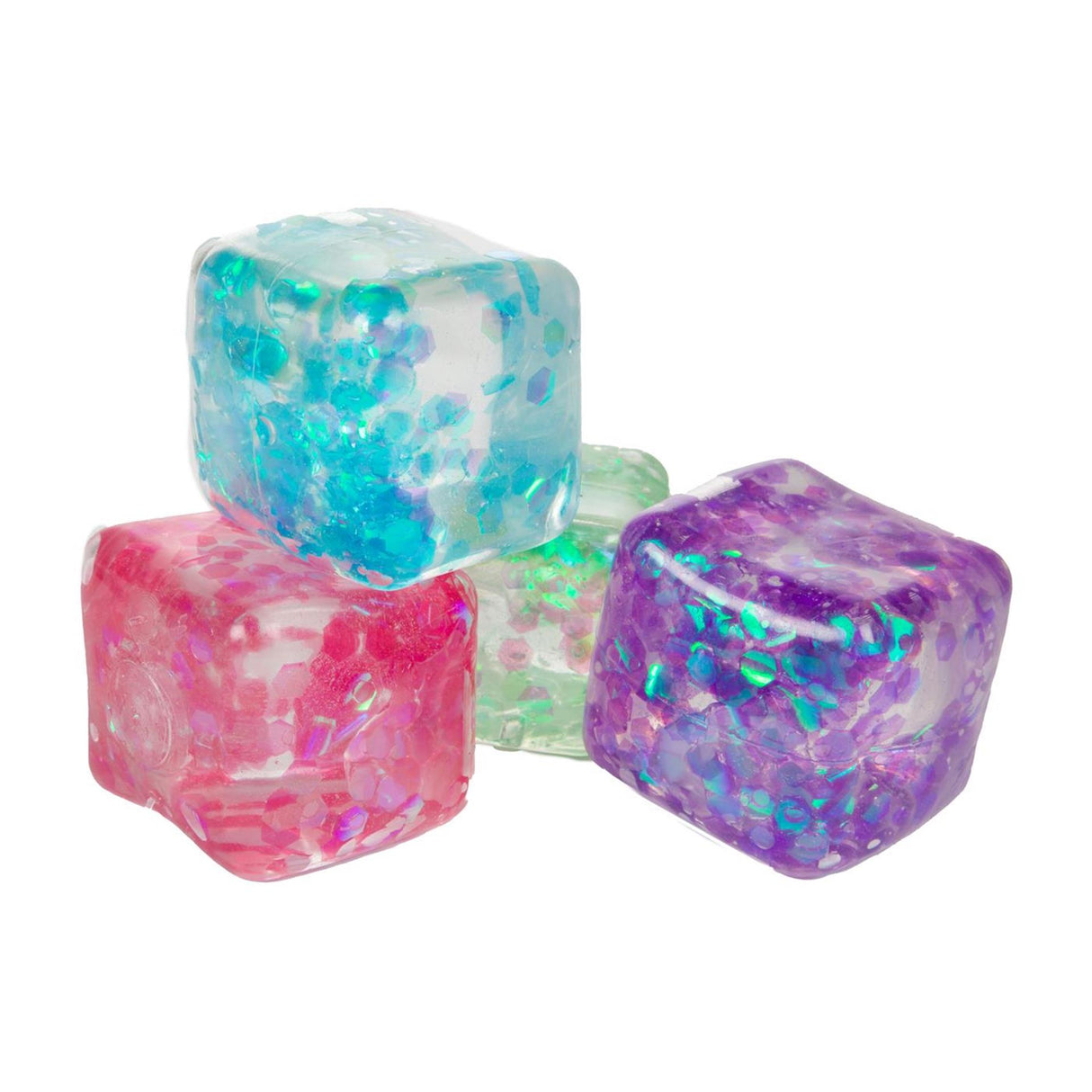 Toi-toys lustiger Glitzer-Quetschwürfel